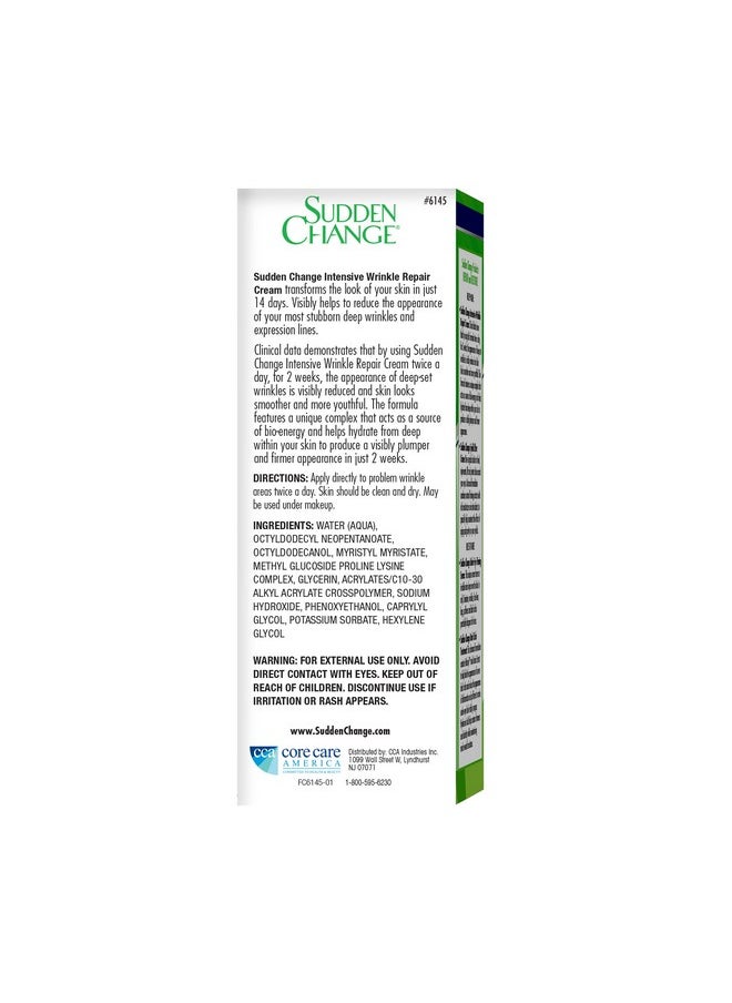 SUDDEN CHANGE Intensive Wrinkle Repair Cream, 0.5Oz  - Image 1