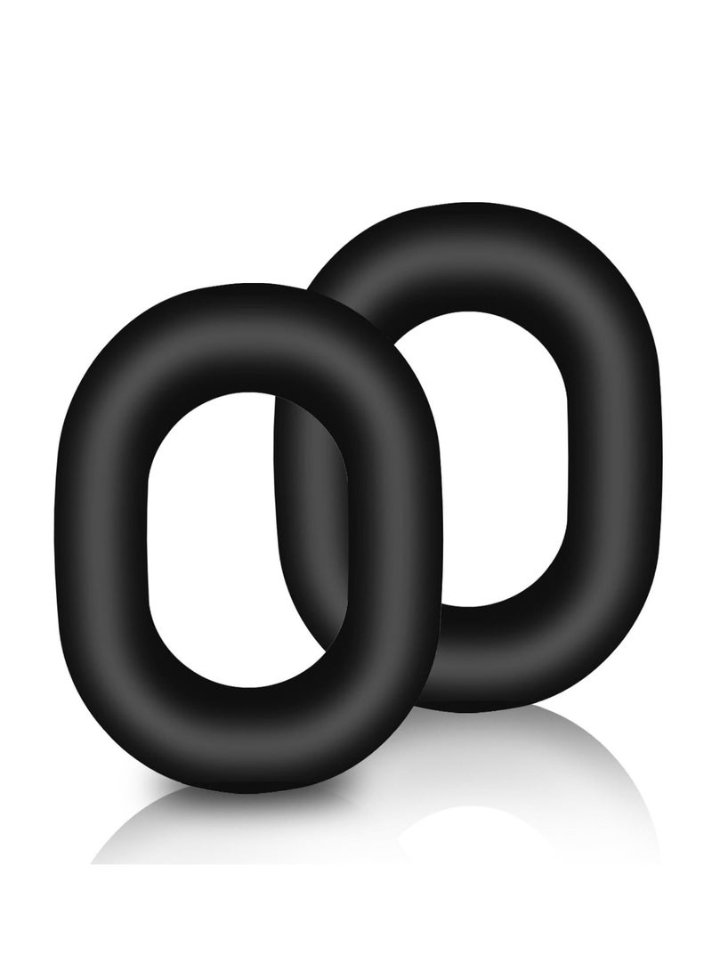 Soft Earpads Ear Pads for WH-1000XM5 Headphones Earmuff Easy-to-Clean Covers Earpads Covers Headset Accessories Soft Silicone Ear Pads (Black)  - Image 1