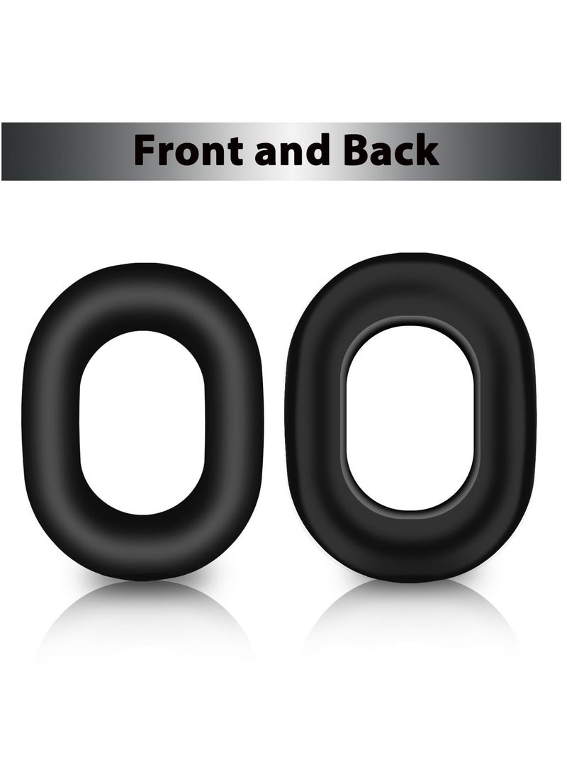 Soft Earpads Ear Pads for WH-1000XM5 Headphones Earmuff Easy-to-Clean Covers Earpads Covers Headset Accessories Soft Silicone Ear Pads (Black)  - Image 3
