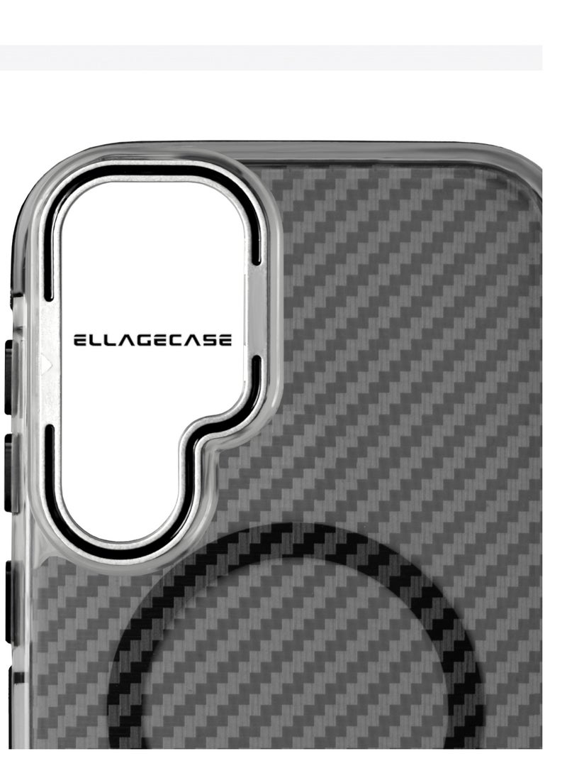 ELLAGECASE Case with stand for Samsung Galaxy S24, Solid Camera Protection, Shockproof, Compatible with Magsafe and Wireless Charging  - Image 2