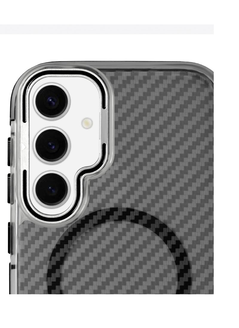 ELLAGECASE Case with stand for Samsung Galaxy S24, Solid Camera Protection, Shockproof, Compatible with Magsafe and Wireless Charging  - Image 3