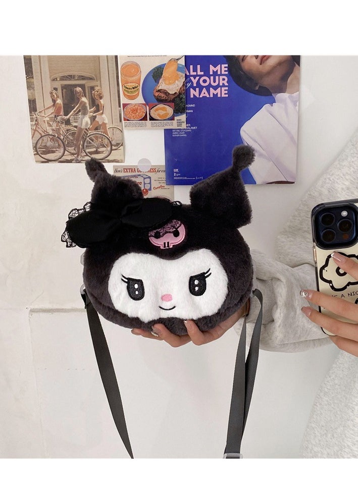 Sanrio Sanrio Kulomi Doll, Crossbody Bag, Tote Bag, Plush Bag, Children's Tote Bag  - Image 4