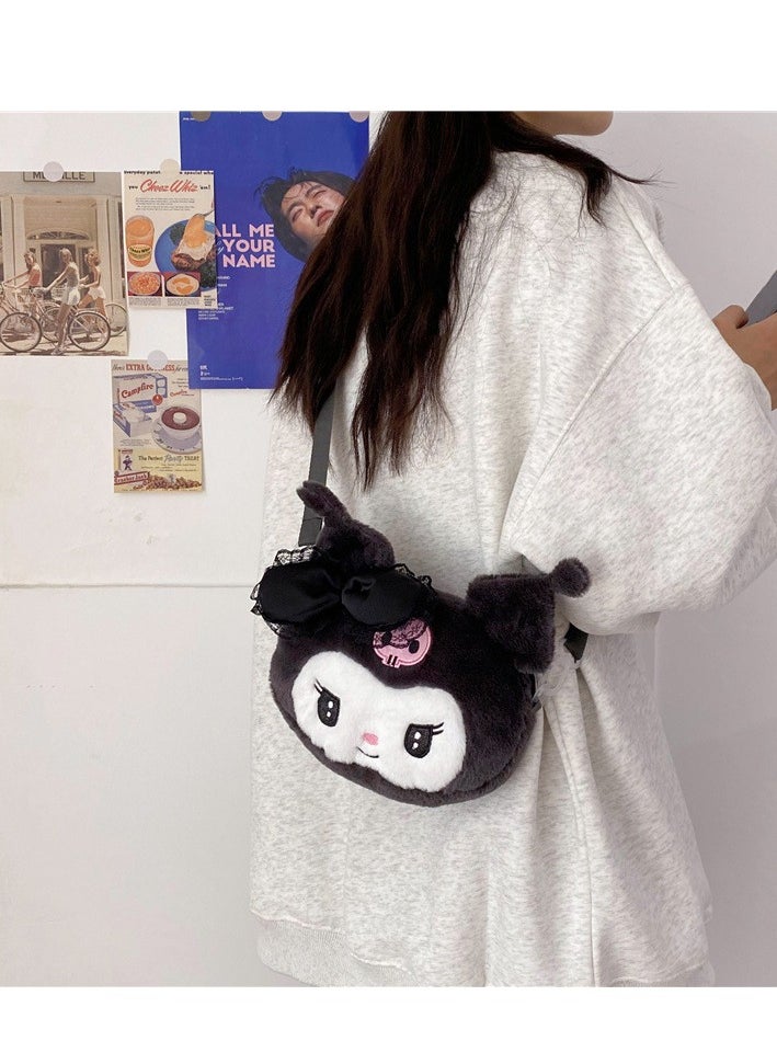 Sanrio Sanrio Kulomi Doll, Crossbody Bag, Tote Bag, Plush Bag, Children's Tote Bag  - Image 3