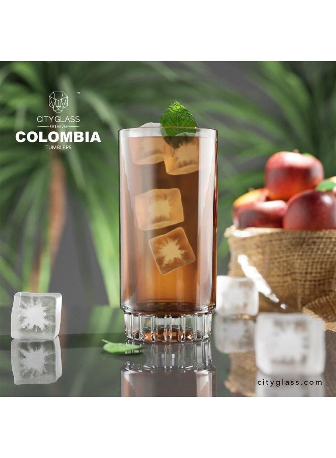 طقم أكواب عصير وماء ، 6 قطع