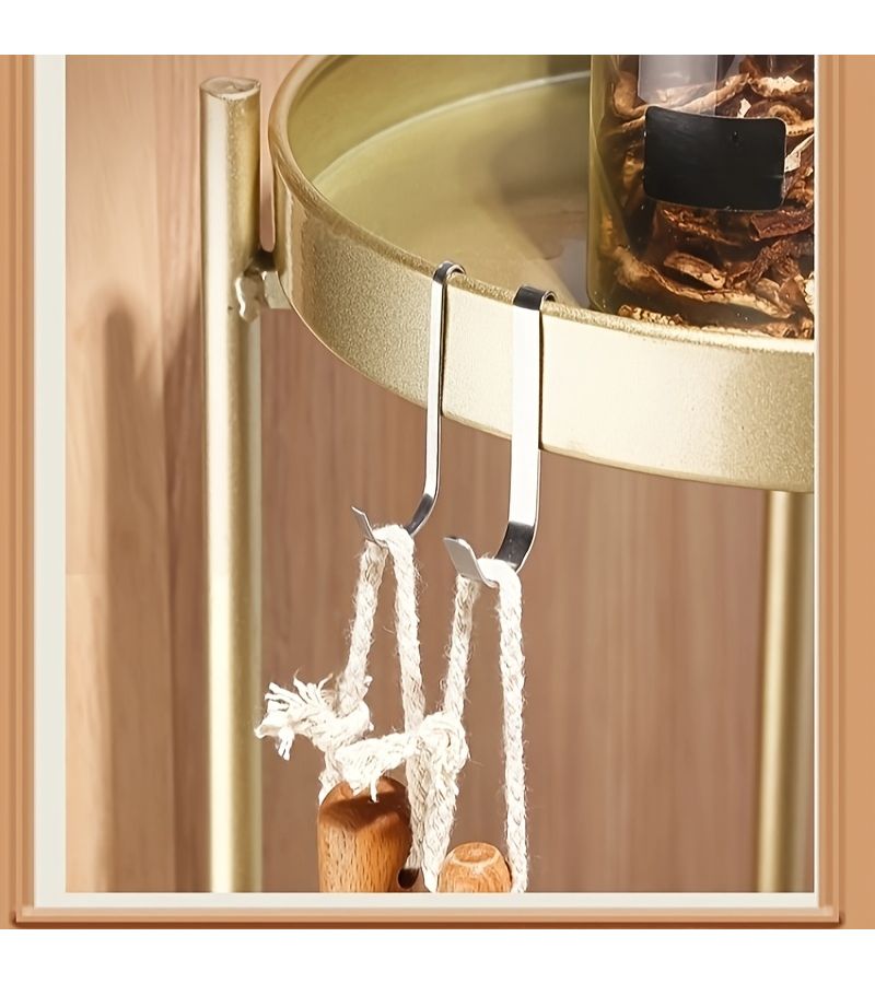 5 Pack Silvery S Shaped Hooks Stainless Steel Heavy Duty Multifunctional Hanging Hooks for Kitchen Bathroom Garden Space Saving Storage - Image 3