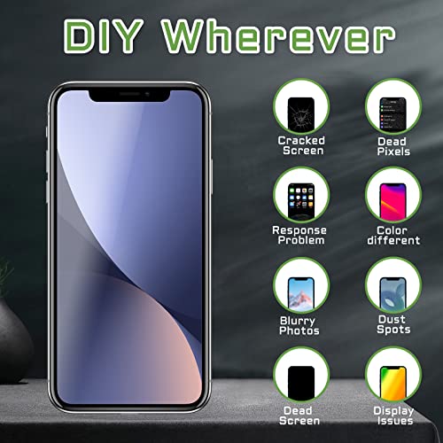 DGSCSMY [OLED] for iPhone Xs Max Screen Replacement 6.5" with Front Speaker Proximity Sensor OLED 3D Touch Display Digitizer Full Assembly Fix Tools Repair Front Glass A1921 A2101 A2102 A2103 A2104 - Image 5