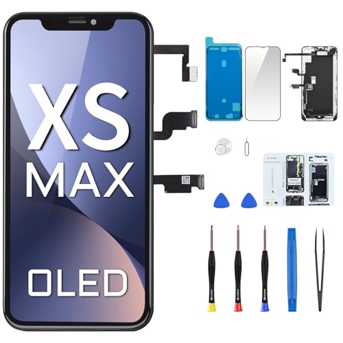 DGSCSMY [OLED] for iPhone Xs Max Screen Replacement 6.5" with Front Speaker Proximity Sensor OLED 3D Touch Display Digitizer Full Assembly Fix Tools Repair Front Glass A1921 A2101 A2102 A2103 A2104 - Image 1