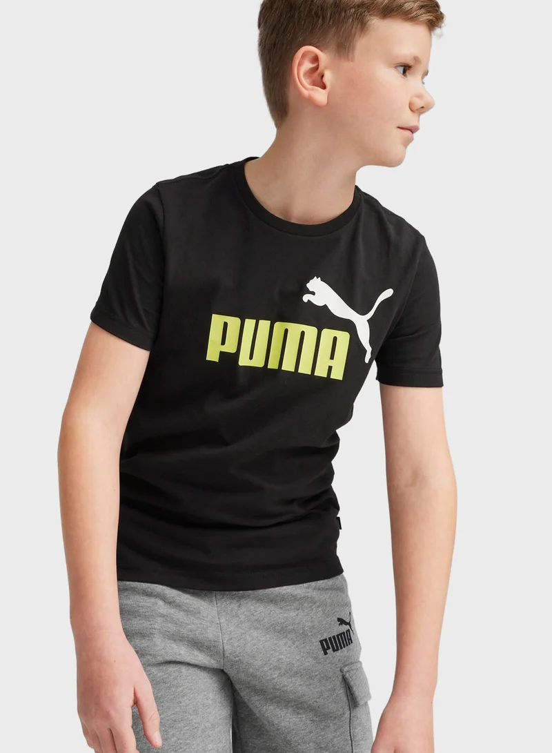 PUMA Kids Essential  2 Col Logo T-Shirt