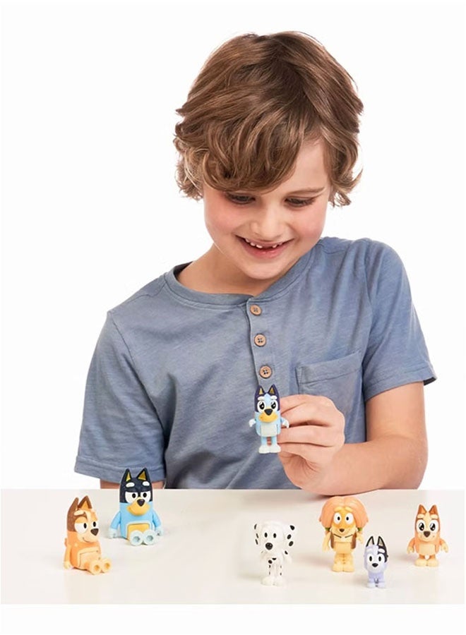 Sparklepals 10 pcs Sparklepals Bluey Family and Friends Set Action Figures 5-8cm  - Image 5
