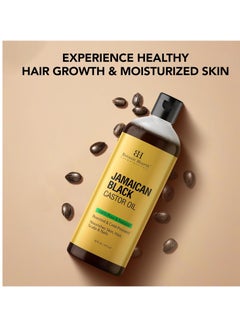 Botanic Hearth Botanic Hearth Jamaican Black Castor Oil (16 fl oz) | Roasted & Cold-Pressed | Promotes Hair Growth & Natural Skin Care | Ideal for Massage, Scalp, Hair & Nails  - Image 2
