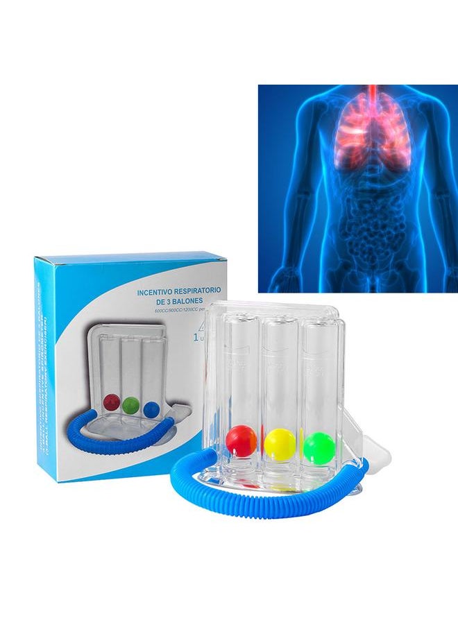 Thoraya Respiratory Exerciser Deep Breathing Exerciser Breath Exercise Measurement System 3 Balls  - Image 4