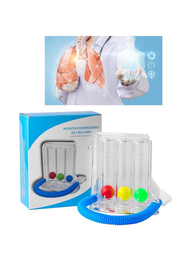 Thoraya Respiratory Exerciser Deep Breathing Exerciser Breath Exercise Measurement System 3 Balls  - Image 5