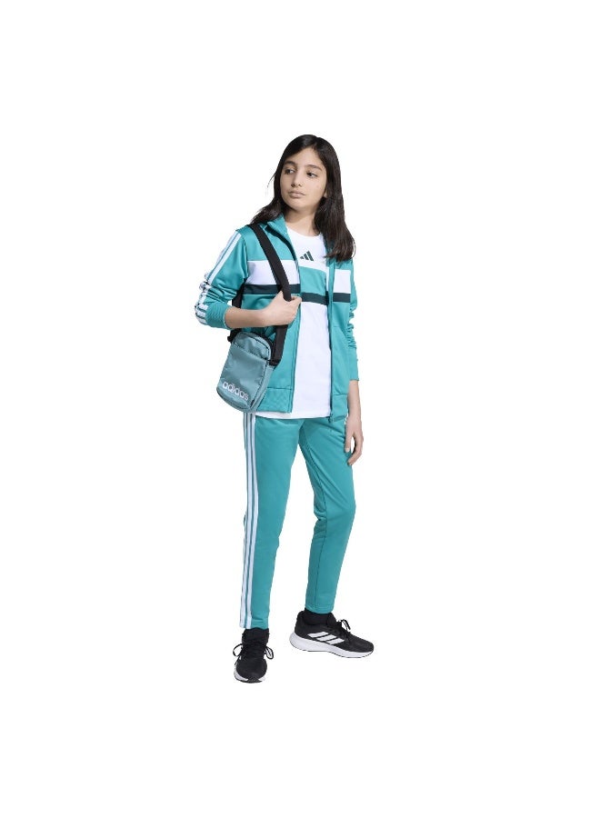 Adidas Adidas J 3S Tib T White T-Shirt (Short Sleeve) T-Shirts For Kids - Image 4