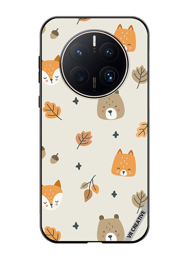 VR CREATIVE Protective Case Cover For Huawei Mate 50 Pro Fox And Squirrel Design Multicolour - Image 1