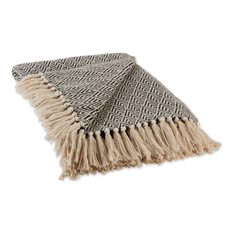 مجموعة رمي الماس من DII قطن منسوج 50x60 أسود