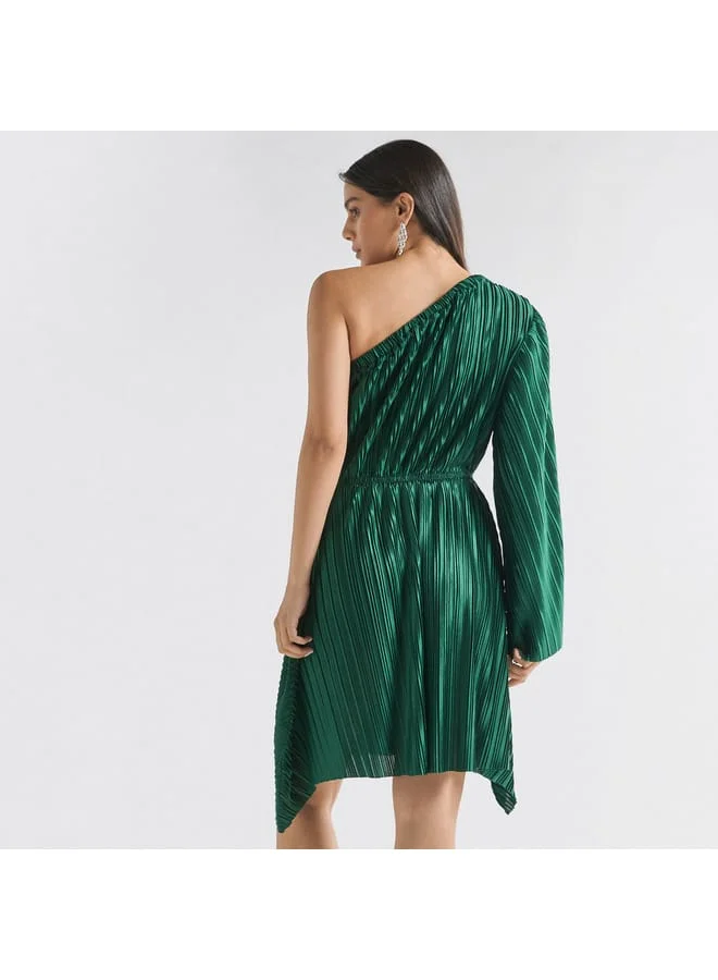 Splash FAV Emerald Pleated Dress