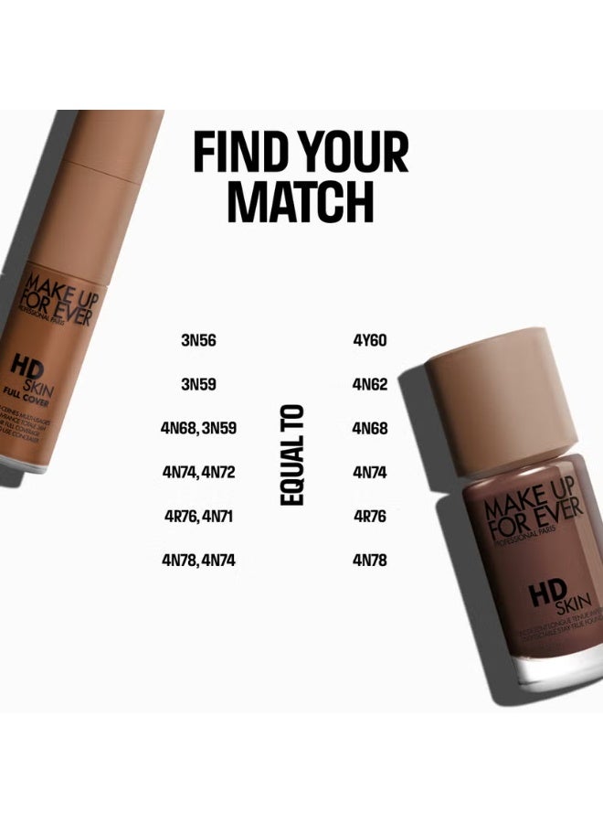 ميك اب فور ايفر كونسيلر HD Skin Full Cover من MAKE UP FOR EVER - 4N72 - Image 4
