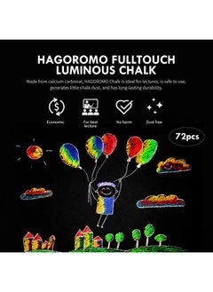 Fulltouch Luminous Chalk 1 Box, Non-Toxic, Dustless [72 Pcs/6 Color Mix] - pzsku/ZD0B32C3E462ADA488541Z/45/_/1731922292/d25ee33f-184d-43b3-a419-ae1afc2ba04b