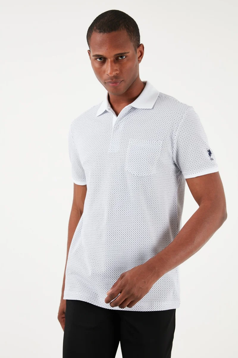 يو اس بولو اسن BASE. Polo Assn. Cotton Regular Fit Men's Polo Neck T Shirt G081GL0111826892