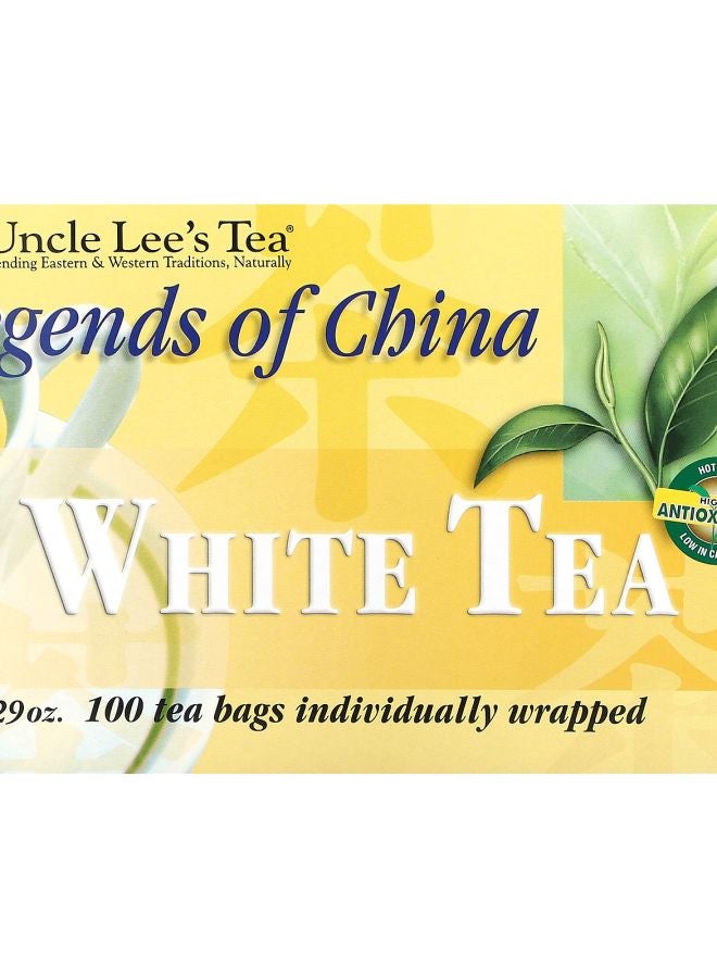 Uncle Lee's Tea Legends of China White Tea 100 Tea Bags 5.29 oz (150 g)