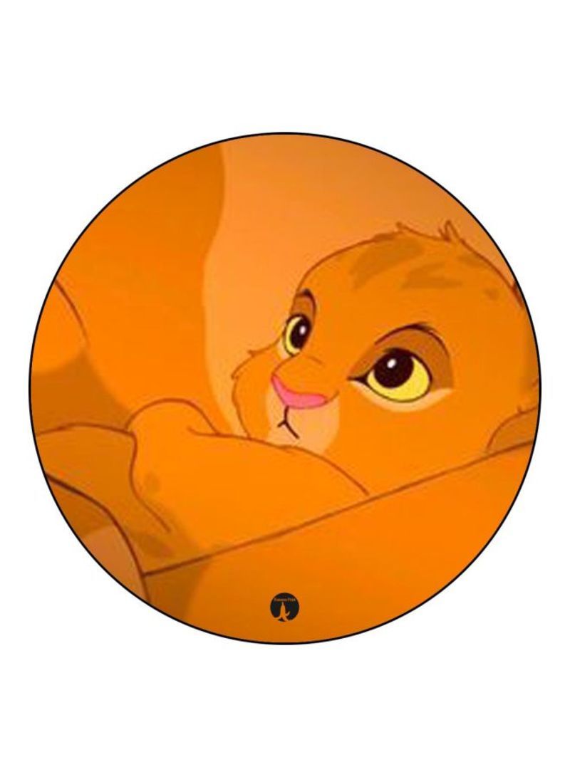RKN Disney Theme Printed Mouse Pad  Orange/k/Yellow