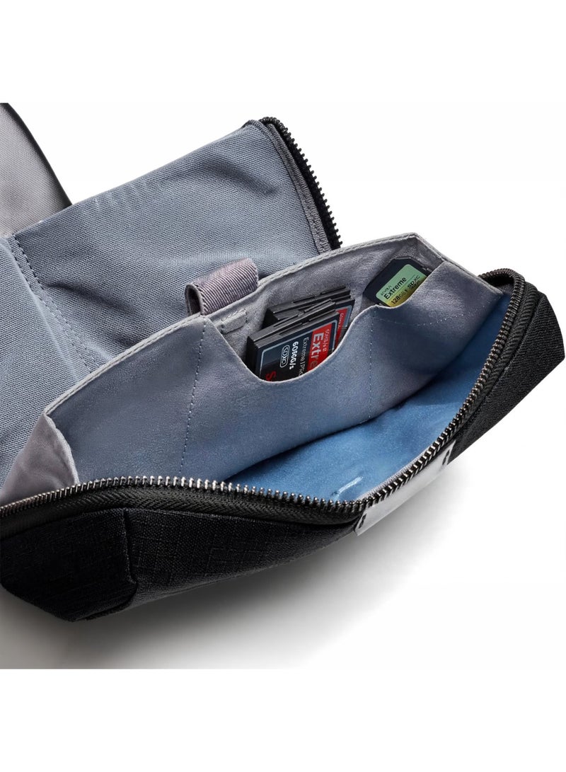 Mobcos Electronics Organizer Bag for Travel, Cable Organizer Pouch with Multiple Compartments, Zippered Storage Case for Chargers, USB Cables, Earphones, Adapters and Memory Cards, Black - Image 3
