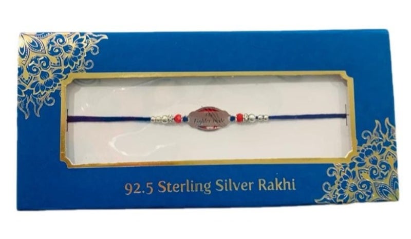 BANDHAN 925 SILVER RAKHI KHUSHBOO JEWELES - Image 1