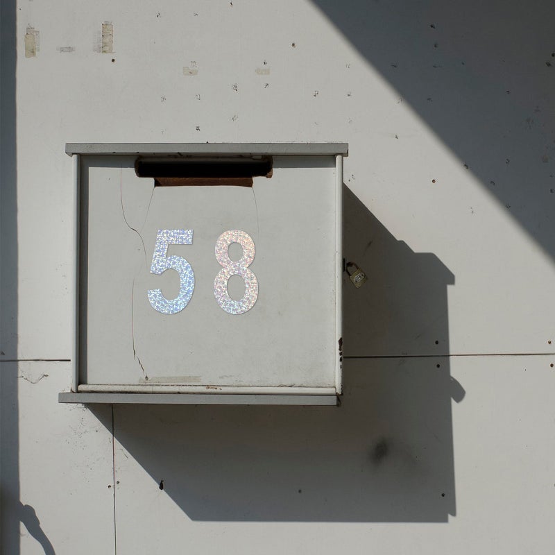 5 Sets Reflective Numbers Stickers Adhesive Numbers Stickers Mailbox Numbers Stickers - Image 3