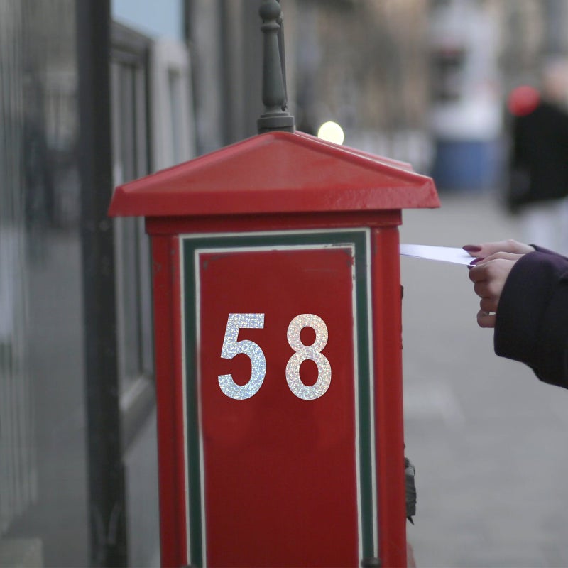 5 Sets Reflective Numbers Stickers Adhesive Numbers Stickers Mailbox Numbers Stickers - Image 5