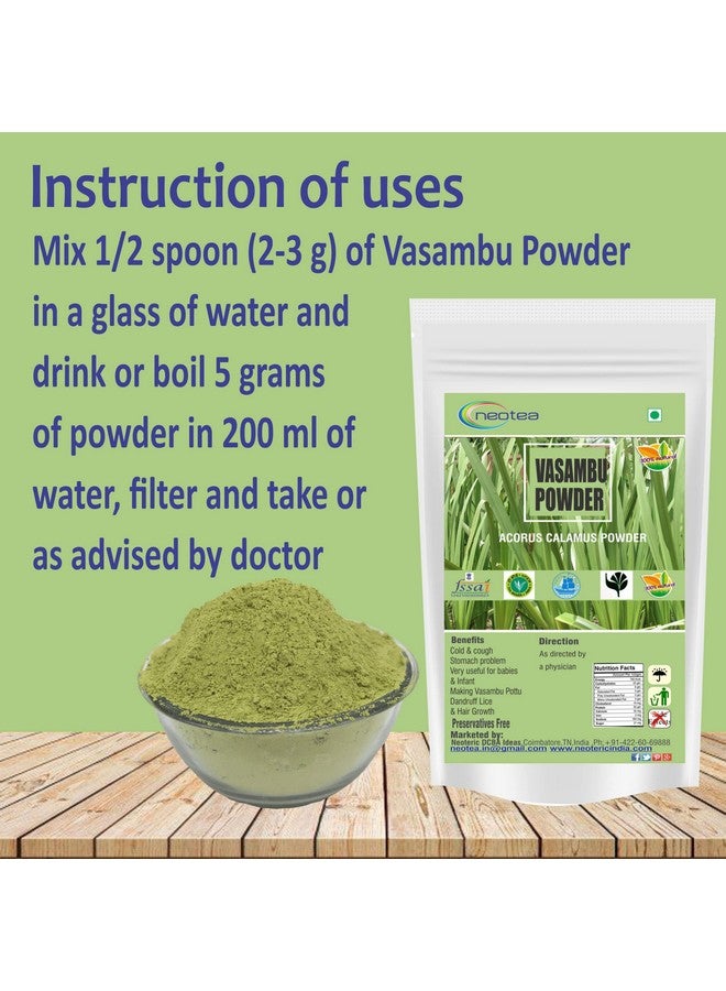 Neotea Vasambu Powder Vacha Root | Sweet Flag Acorus Calamus | Vayambu Powder | Dried Root Herbal Supplement | Natural Sweet Flag Sambu Calamus | Vacha Acorus Calamus Powder | Ayurvedic Remedy | 100% Pure & Organic 300GM - Image 5