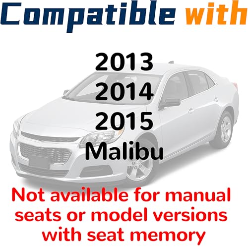 Dimeani fit for Chevrolet Malibu Driver Seat Trim Panel Driver Seat Track Cover fit for Chevy Malibu 2013 2014 2015 Seat Track Cover Trim Side Panel Guard - Image 2