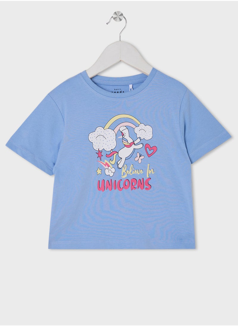 نيم ات - Kids Graphic Crew Neck T-Shirt - Image 1