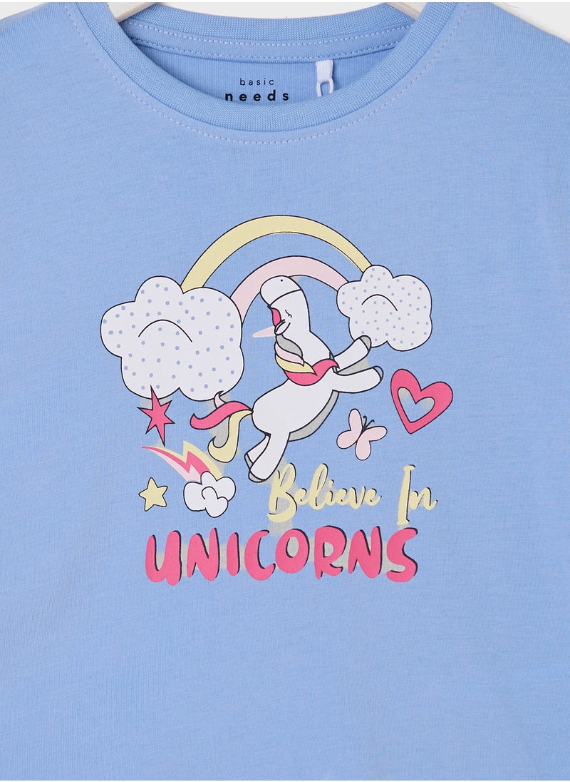 نيم ات - Kids Graphic Crew Neck T-Shirt - Image 1