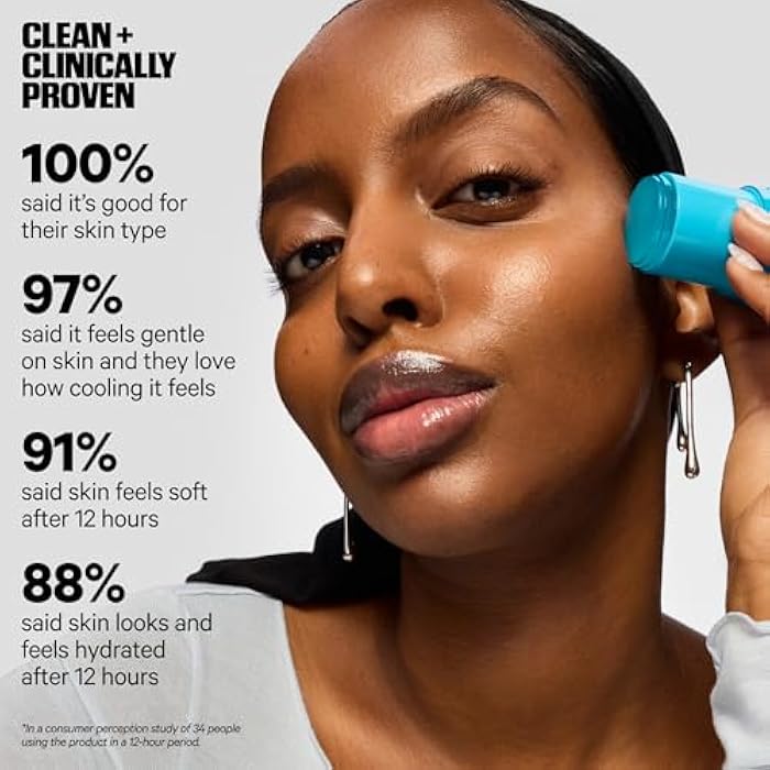 MILK MAKEUP عصا العناية بالبشرة المرطبة من ميلك ميك أب - تقلل من مظهر الانتفاخ + ترطب للحصول على بشرة هادئة وناعمة بشكل واضح - تركيبة نظيفة، نباتية وصديقة للسفر - Image 3