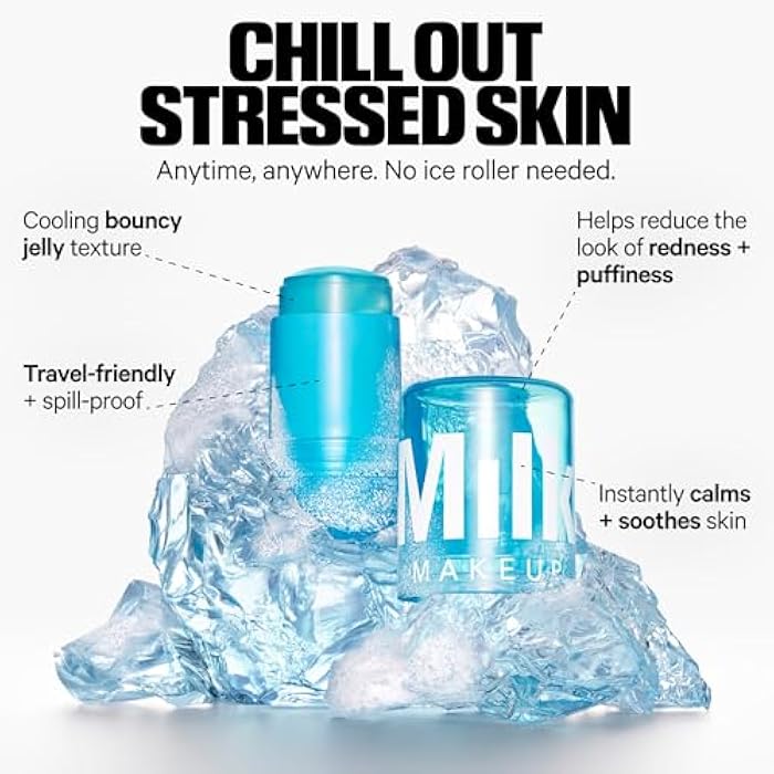 MILK MAKEUP عصا العناية بالبشرة المرطبة من ميلك ميك أب - تقلل من مظهر الانتفاخ + ترطب للحصول على بشرة هادئة وناعمة بشكل واضح - تركيبة نظيفة، نباتية وصديقة للسفر - Image 2