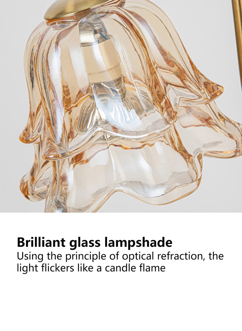 Sharpdo - Aromatherapy Candle Heat Lamp with Dimming Height Adjustable Scented Candles with Bulb for Small and Large Size Jar Candles for Home Decoration (Walnut Base) - Image 1