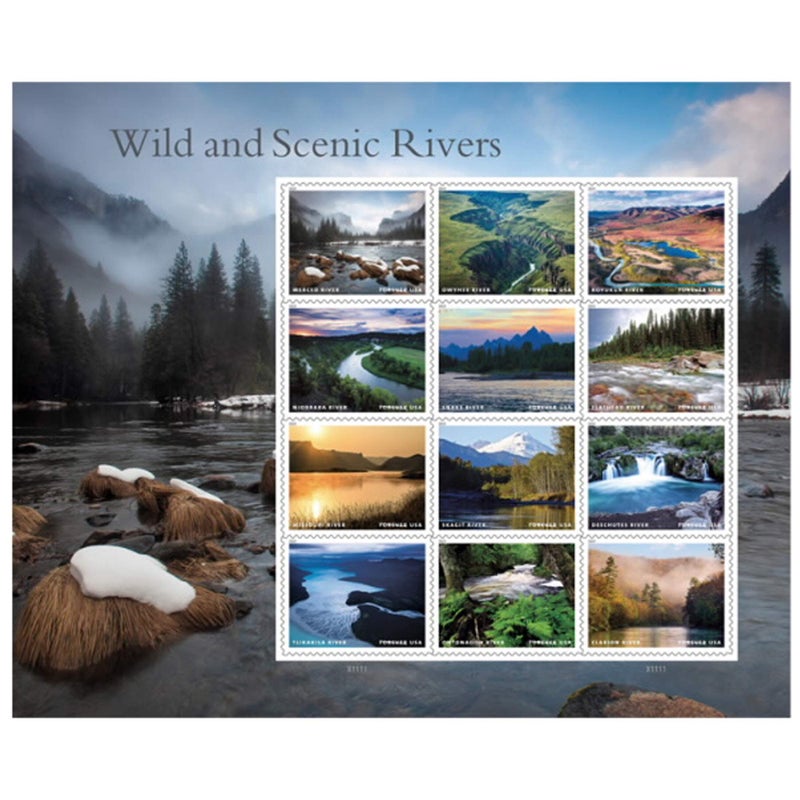 United States Postal Service Wild and Scenic Rivers (Sheet of 12) First-Class Mail Forever Postage Stamps Scott #5381 - Image 5