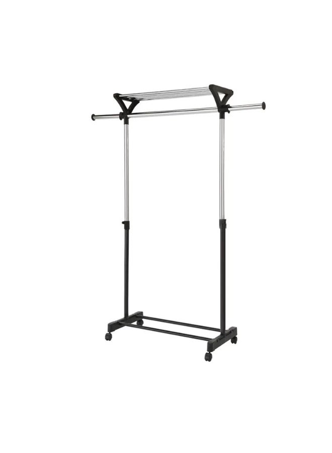 Living Black Metal Clothes Hanger Clothes Holder - Image 5