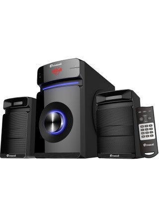 سماعات ST Vortex 6000 صب ووفر 2.1 بقوة 60 وات – بلوتوث، أوبتيكال، FM، USB، ريموت