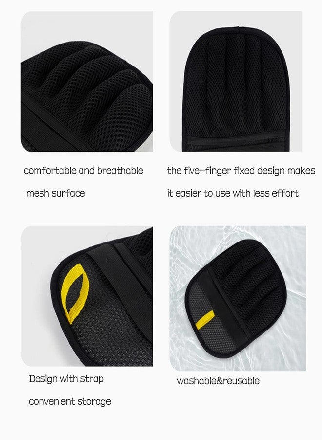 LUOMRTAN 2 Pack Upgraded Pet Hair Removal Gloves, The Five-Finger Design Provides a More Convenient and Stable Grip .Reusable for Dog & Cat Hair for Couch, Furniture, Car Seat, Carpet, Clothing - Image 3