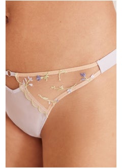 women'secret Classic floral tulle panties  - Image 1