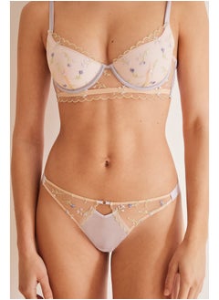women'secret Classic floral tulle panties  - Image 3