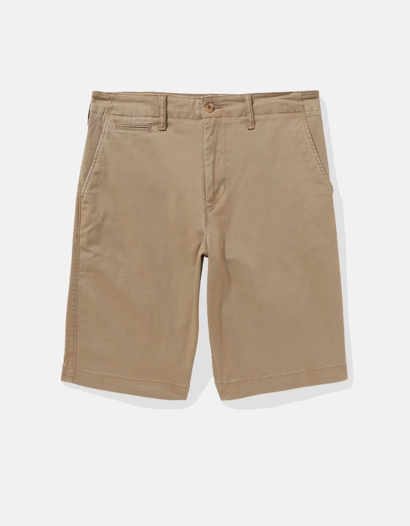 امريكان ايجل شورت كتاني بمقاس 12 بوصة باللون الأخضر الكاكي