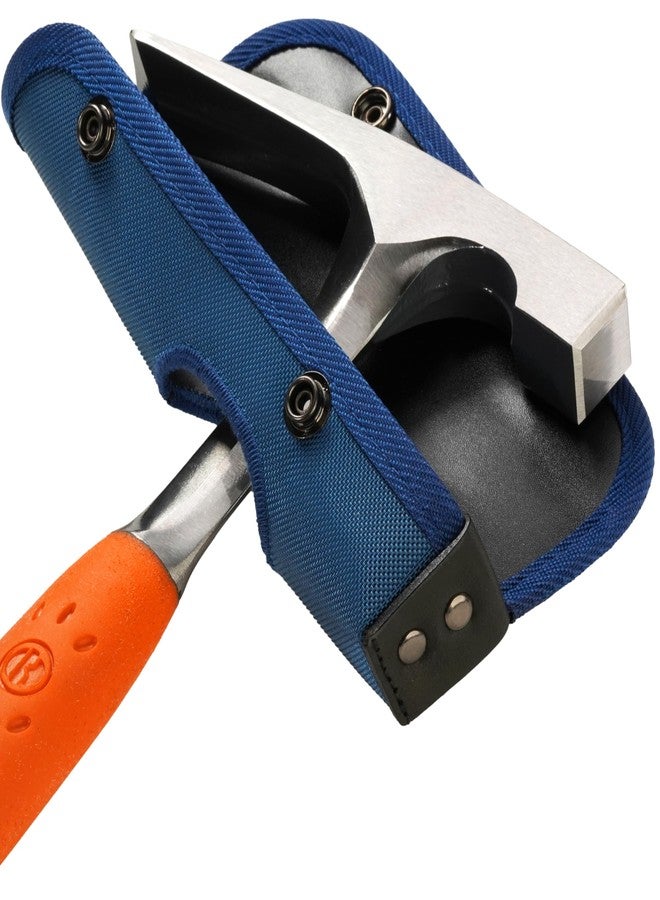 ESTWING Bricklayer's/Mason's Hammer - 20 oz Hi-Vis Masonry Tool with Forged Steel Construction & Shock Reduction Grip - EO-20BL - Image 4