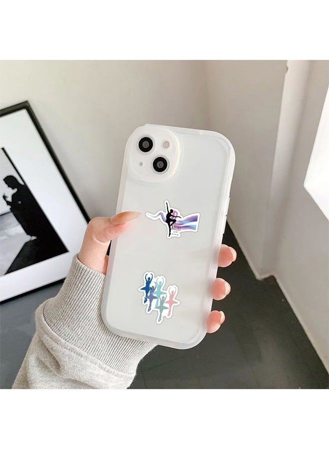 FUNWING Dance Stickers |50 Pcs Dancing Waterproof Vinyl Decals for Water Bottles Laptop Luggage Cup Computer Mobile Phone Skateboard Guitar Décor - Image 5