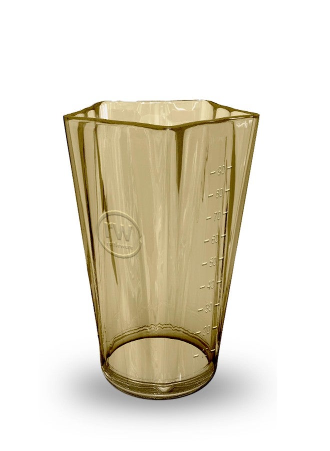 Rattleware Amber 5 Spouted Plastic Espresso Measuring Pitcher – Durable Heavyweight Measuring Cup, Dishwasher-Safe, Ergonomic Design for Kitchen, Barista, Coffee Shop, Coffee Bar, and Laboratory Use - Image 1