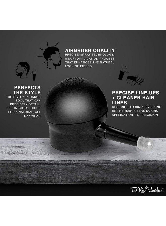 The Rich Barber N’Hance Hair Building Fibers Applicator Pump Natural Longlasting Hair And Beard Thickening Fiber Spray Applicator (Applicator Pump Only)  - Image 4