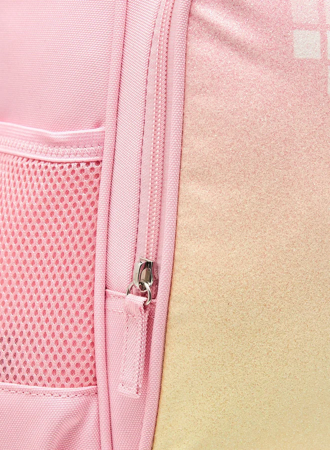 Disney PINK Girls Minnie Mouse Print School Backpack with Adjustable Straps and Zip Closure - 13x31x41 cm  | Best Price UAE