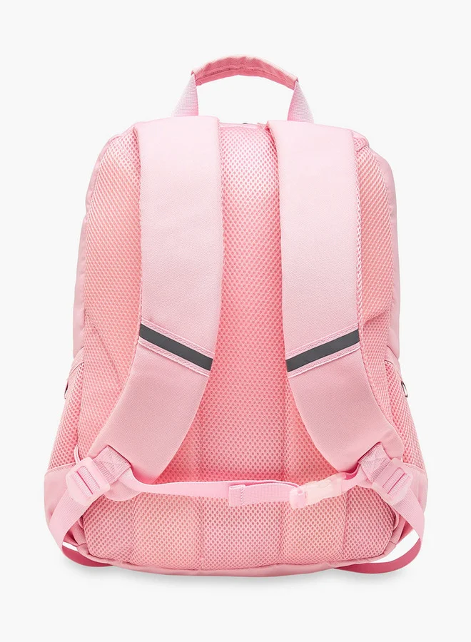 Disney PINK Girls Minnie Mouse Print School Backpack with Adjustable Straps and Zip Closure - 13x31x41 cm  | Best Price UAE