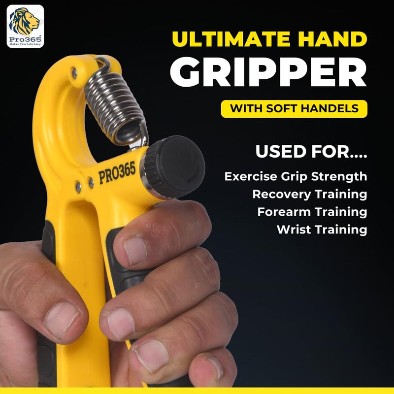 PRO365 Body Strength Duo with 11 in 1 Resistance Band Kit & Counter Hand Gripper Combo for Home Workouts - Image 2